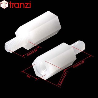 Cọc nhựa m3 ren 6mm dài 5-20mm