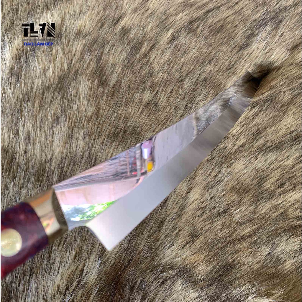 TLVN-Dao Làm Bếp Kiritsuke Yanagi chuyên cắt sashimi thép N690 Bohler cán epoxy chống thấm nước