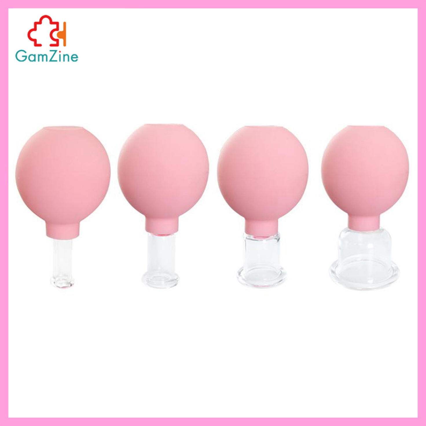 GamZine Massage Cupping Cup Salon Face Back Chest Leg Message Disper Cold Type 1