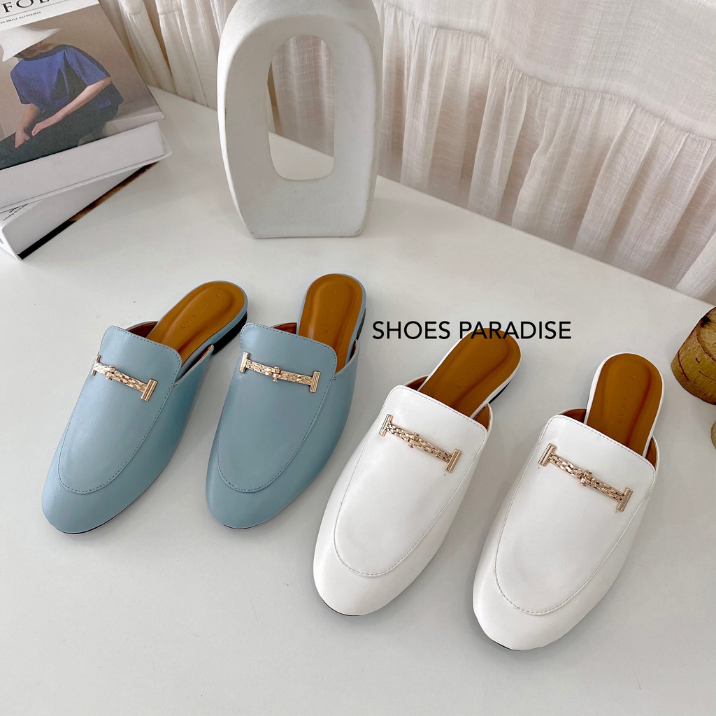 Guốc Bít Mũi Thời Trang Shoes Paradise,Dép Sục Nữ Bít Mũi Đế Xẹp Hàn Quốc