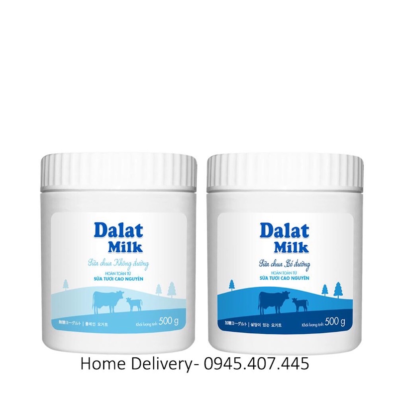 [Mã 1511FMCGSALE giảm 8% đơn 500K] [TP HCM] - SỮA CHUA DALAT MILK 500G