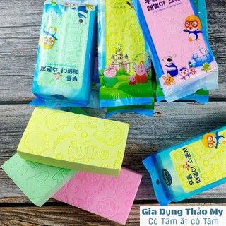 Bông tắm kỳ ghét vệ sinh cơ thể mềm mại không hại da tay chân