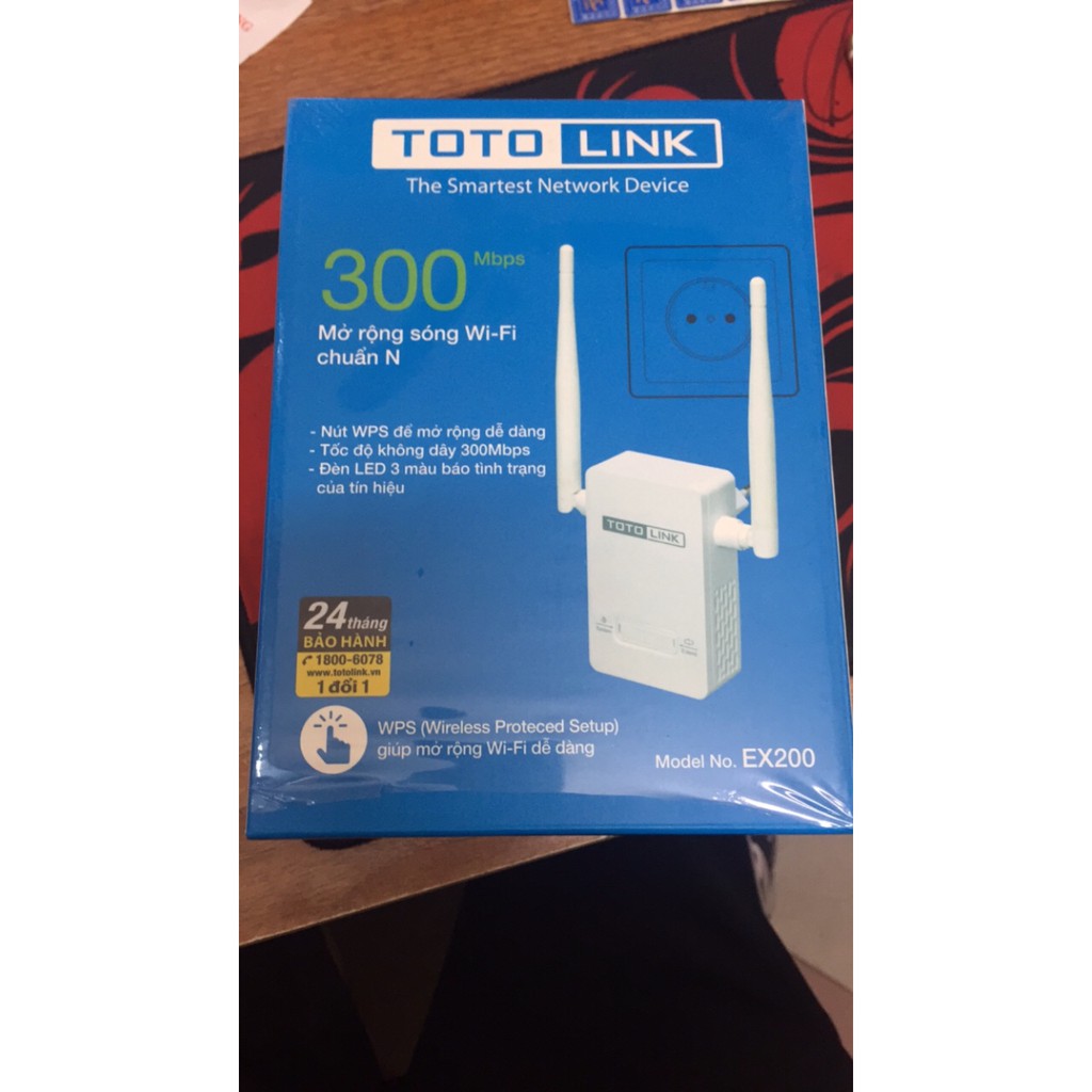 Bộ kích sóng Wifi Totolink EX200