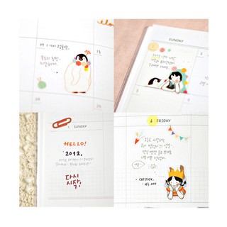 Bộ 6 tờ Sticker Cô bé Heeda