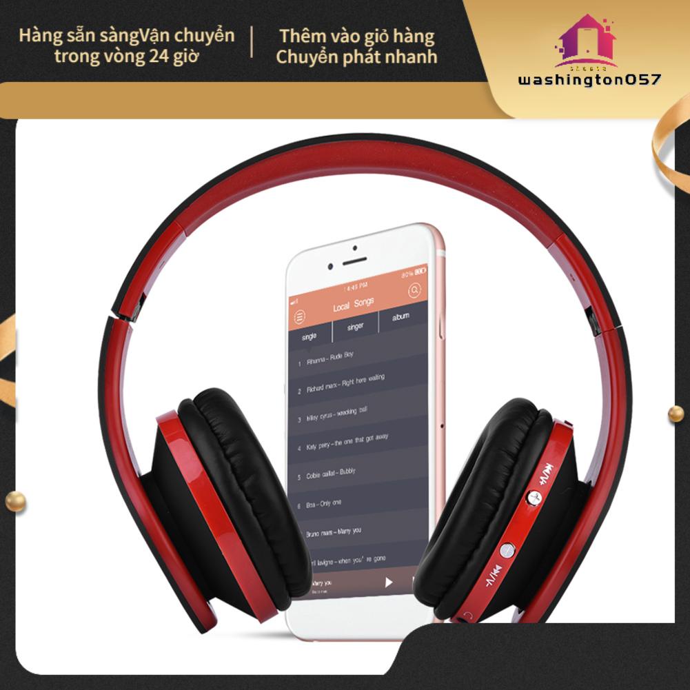 Washington057 Tai nghe không dây có thể gập lại được gắn tai Bluetooth 5.0 Stereo rảnh tay miễn phí
