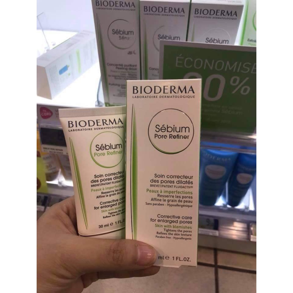 BIODERMA SEBIUM PORE REFINER - KEM DƯỠNG THU NHỎ LỖ CHÂN LÔNG