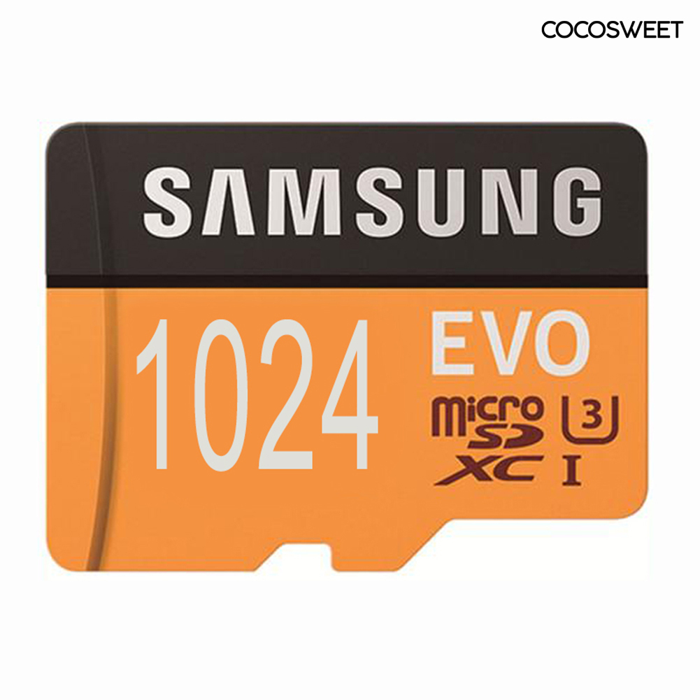 Thẻ Nhớ Micro Sd Kỹ Thuật Số Cocosweet Sam Sung 512gb / 1tb Evo U3 Tf Cho Điện Thoại / Máy Ảnh