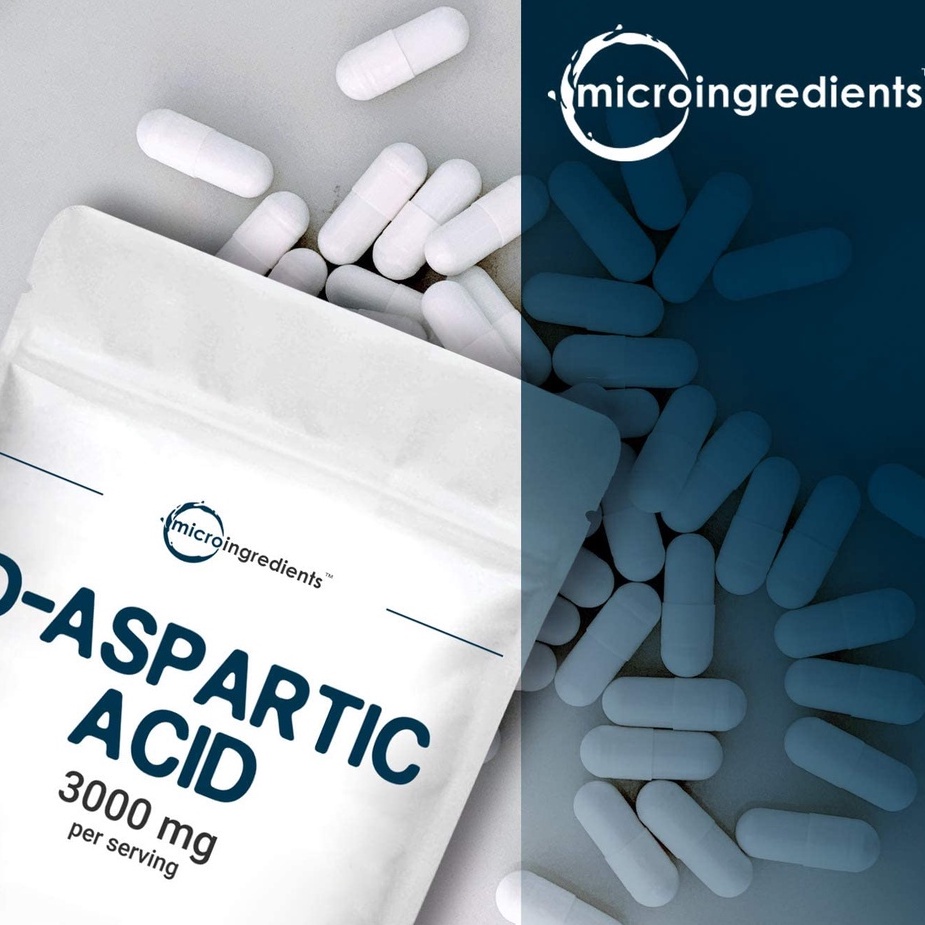 Micro Ingredients D Aspartic Acid Daa Thực Phẩm Bổ Sung Vitamins và Khoáng Chất 300 Viên