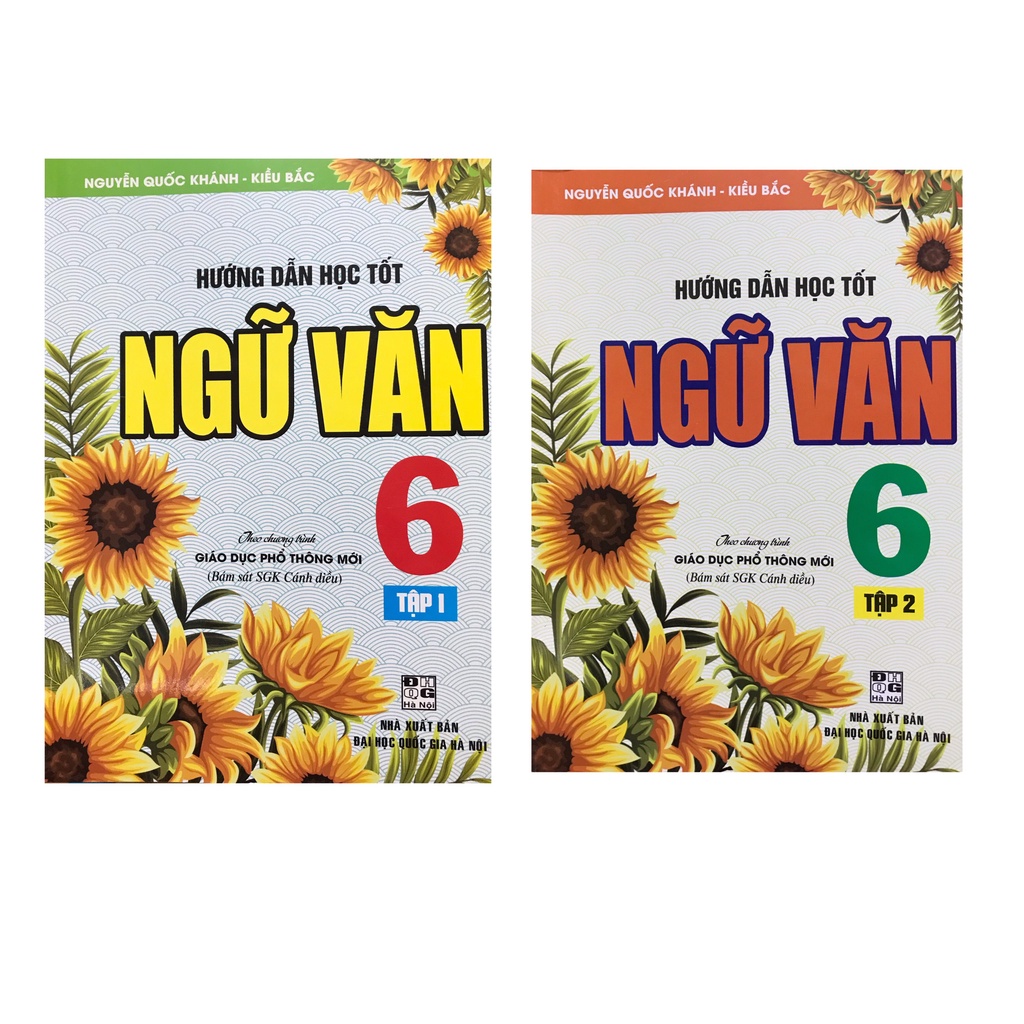 Sách - Combo Hướng dẫn học tốt ngữ văn 6 tập 1 tập 2 theo chương trình giáo dục phổ thông mới