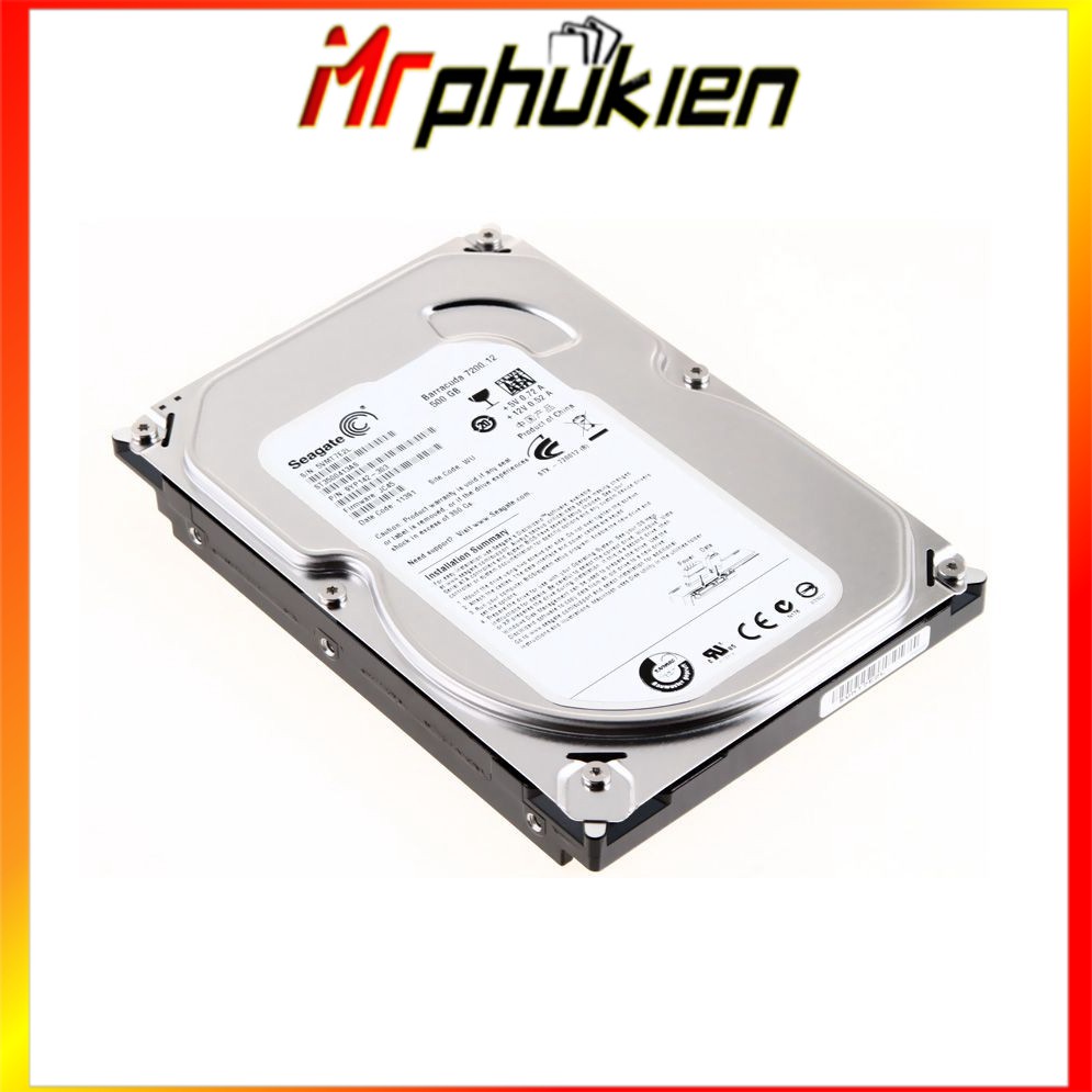 [Mã 154ELSALE2 giảm 7% đơn 300K] Ổ CỨNG HDD SEAGATE 500GB HÀNG RENEW - MrPhukien