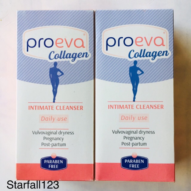 Combo 2 hộp dung dịch vệ sinh phụ nữ Proeva Collagen - làm hồng, thơm, se khít- nhập khẩu từ Italia