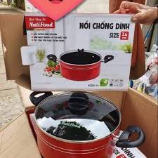 NỒI CHỐNG DÍNH GREEN COOK SIZE 24 QUÀ TẶNG TỪ SỮA NUTIFOOD