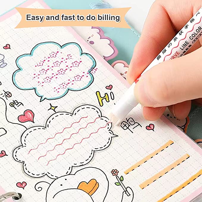 Set 3 Bút Đánh Dấu Nhanh Khô Nhiều Màu Sắc Tiện Dụng Cho Học Sinh / Nhật Ký