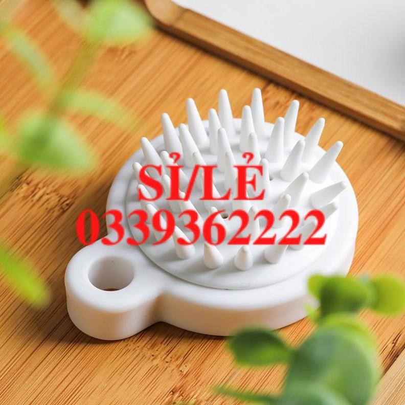 [ CHÍNH HÃNG ] Lược gội đầu Silicone Nhật mát xa da đầu giảm rụng tóc kích thích mọc tóc