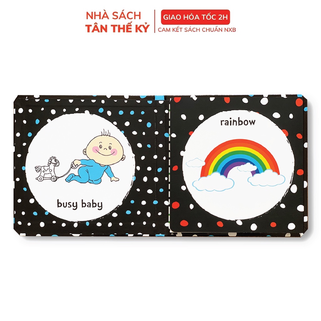 Sách zic zac - Kích thích thị giác Black and White cho trẻ sơ sinh