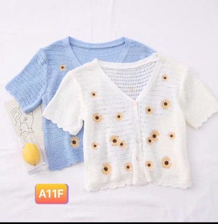 Áo len hoa cúc sẵn hàng. Sỉ 110k