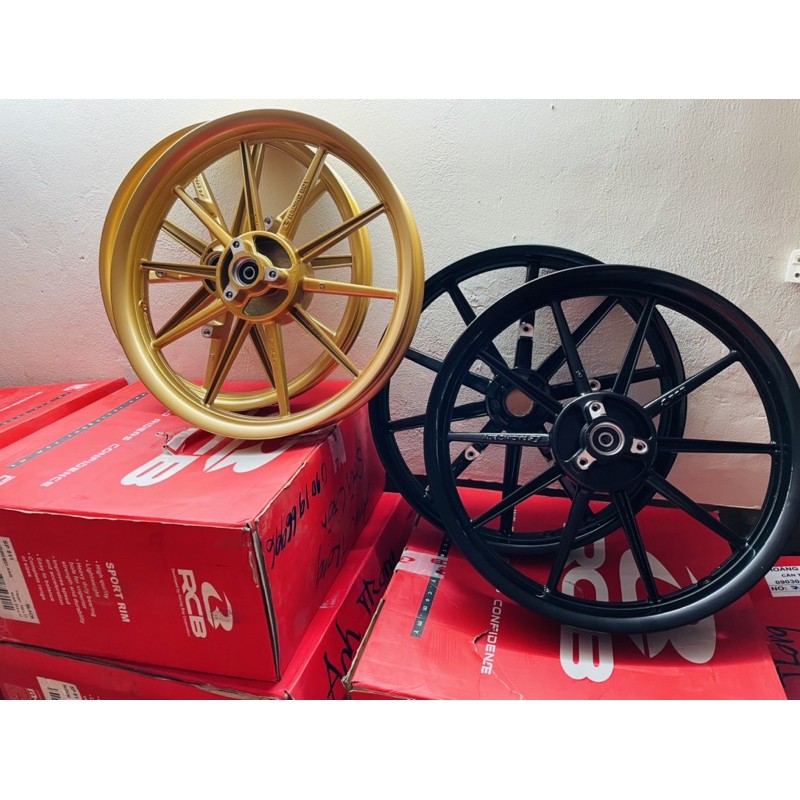 Mâm RCB RacingBoy 10 cây gắn zin Suzuki Raider Satria Fi