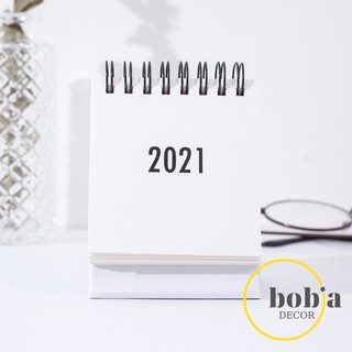 Lịch năm mini gọn nhẹ để bàn 2021