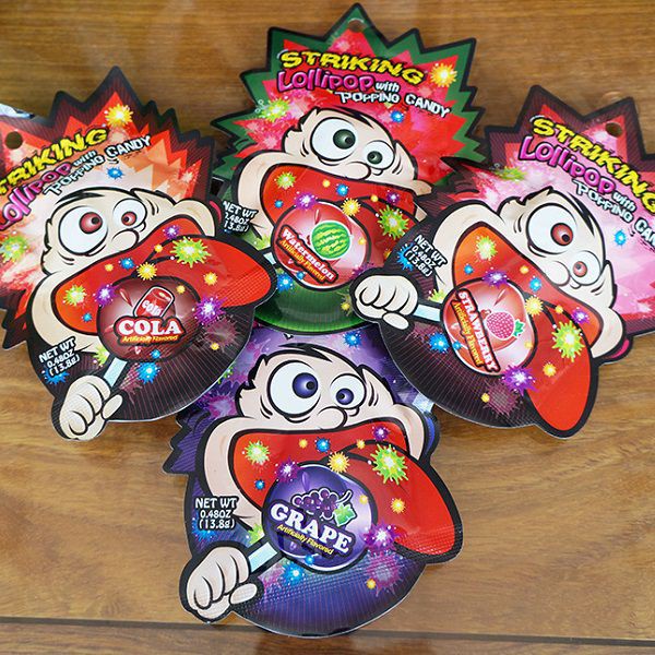 Kẹo nổ Striking Popping Candy có 20 gói nhỏ siêu ngon
