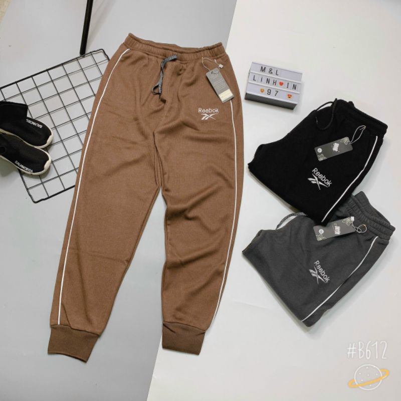 Quần Jogger Nữ Thun Dạ Tăm Lưng Chun, Quần dạ gân tăm bo gấu loại đẹp(cam kết y hình)