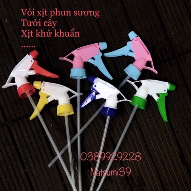 Đầu vòi bình xịt gắn chai tiện lợi dùng tưới cây, xịt khử khuẩn