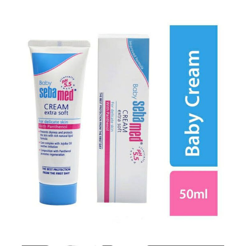 (hàng Mới Về) Kem Chăm Sóc Da Sebamed Dung Tích 50ml Mềm Mại Cho Bé