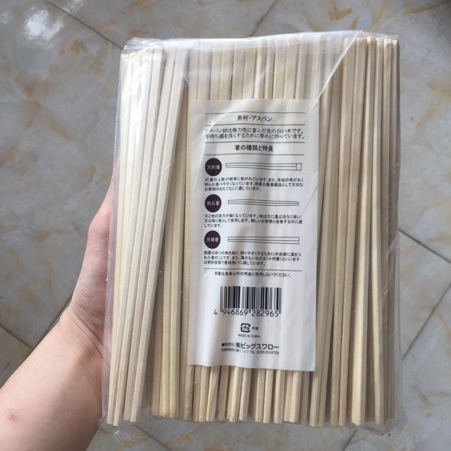 Set 100 đôi đũa dùng một lần hàng Nhật