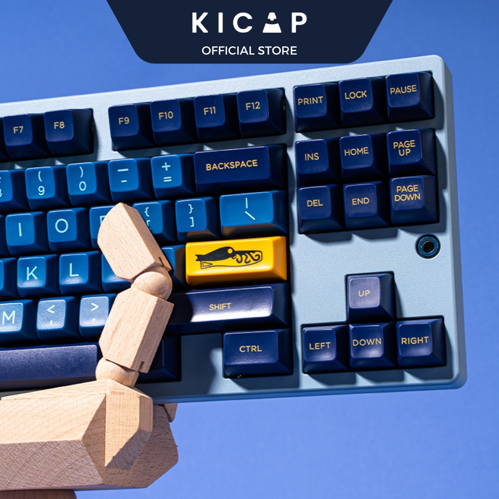 Bộ keycap Nautilus Ball SA profile phủ men siêu bền nút bàn phím cơ - Kicap