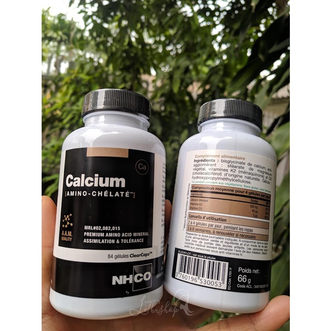 Canxi hữu cơ NHCO Pháp 84 viên