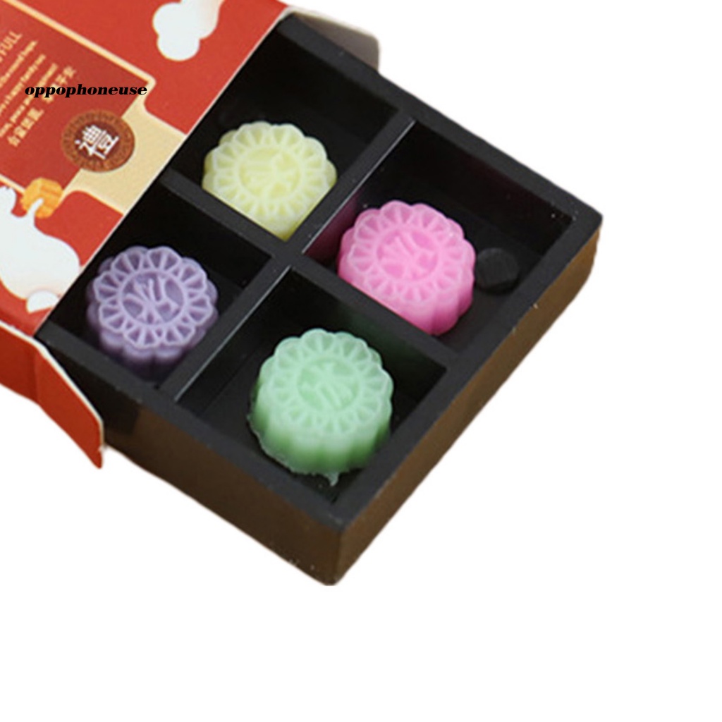 Oppo Mô Hình Bánh Trung Thu Mini Tỉ Lệ 1 / 12 Trang Trí Nhà Búp Bê