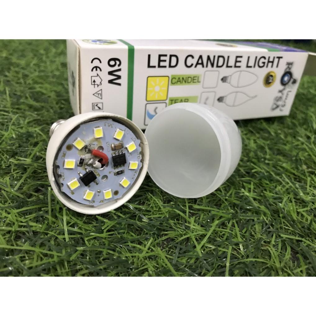 Bóng Led Nến E14 Ánh Sáng Trắng , Bóng Đèn Quả Nhót Trang Trí Đèn Chùm