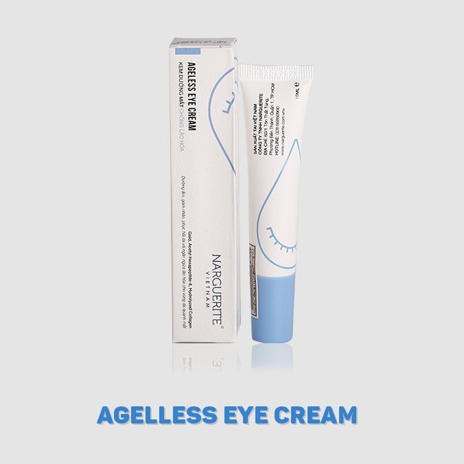 KEM GIẢM THÂM MẮT, DƯỠNG SÁNG, CHỐNG LÃO HÓA VÙNG MẮT AGELESS EYE CREAM NARGUERITE  (10GR) | BigBuy360 - bigbuy360.vn