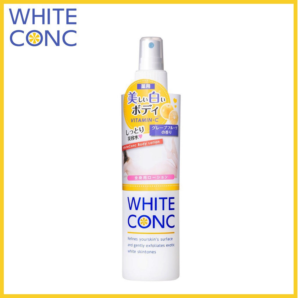 Xịt dưỡng thể trắng da White ConC Body Lotion 245ml