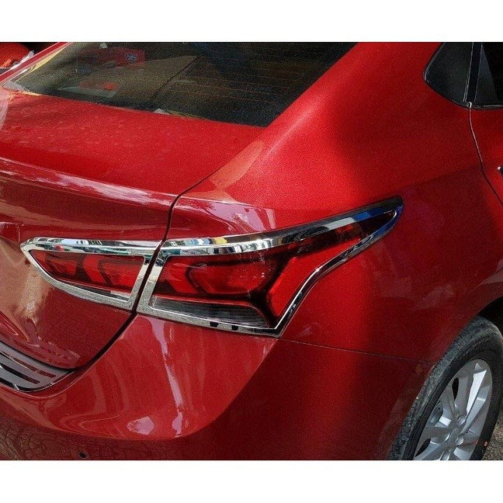 [Accent 2018-2020] Ốp Viền Đèn Pha, Hậu Mạ Crom Accent 2018-2020