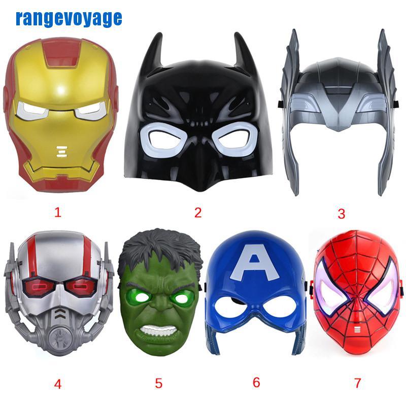 Mặt Nạ Siêu Anh Hùng / Iron Man / Avengers / Batman / Spiderman / Hulk Độc Đáo