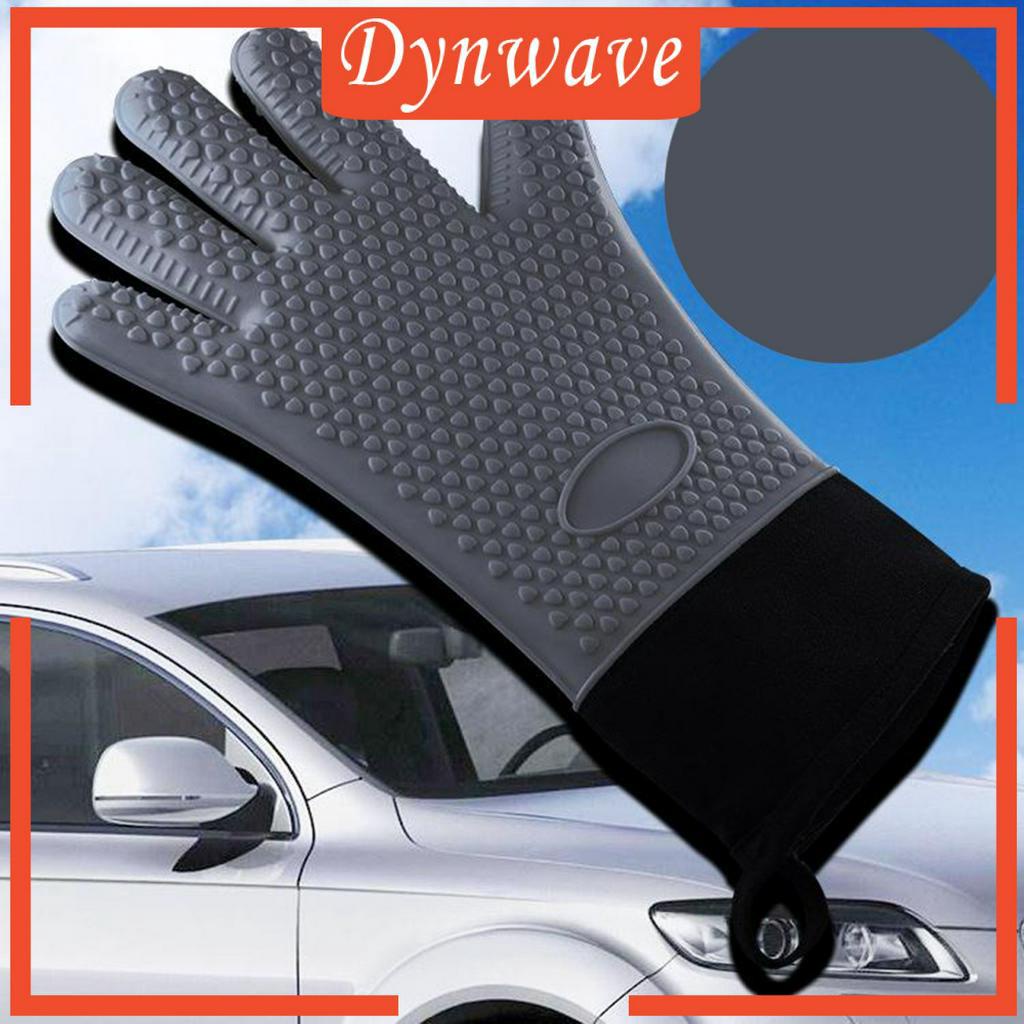 [DYNWAVE] Kitchen Oven Gloves Anti-scalding Mitts for Baking Barbecue Cooking Grilling
