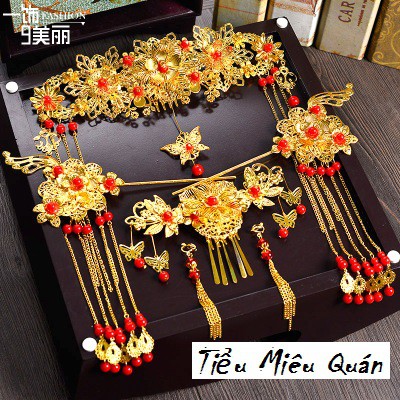 Trâm cổ trang đầy đủ bộ
