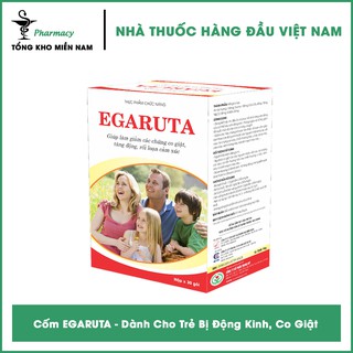Cốm EGARUTA - Dành Cho Trẻ Bị Động Kinh, Co Giật Hộp 30 Gói