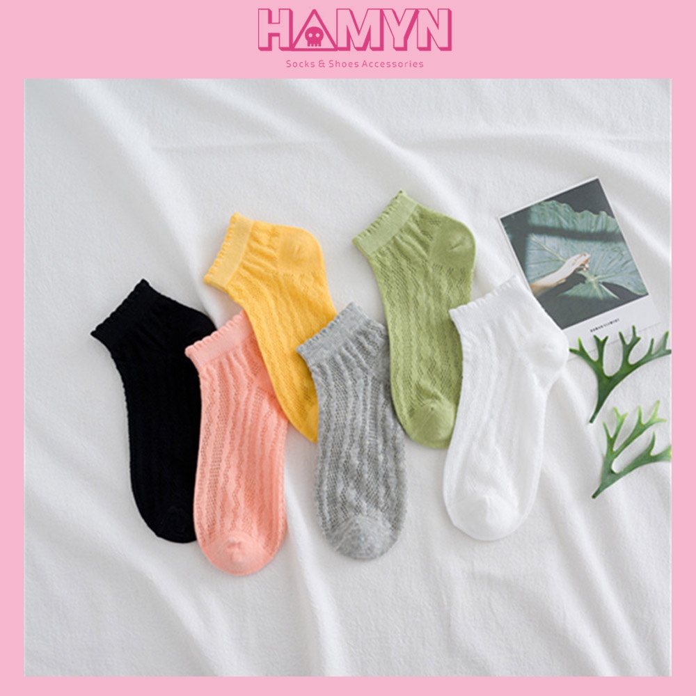 Tất nữ ngắn cổ thoáng mát đi mùa hè HAMYN