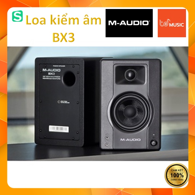 Loa kiểm âm phòng thu M-Audio BX3(1 cặp) - hàng chính hãng
