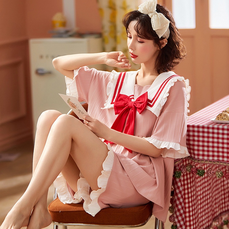 Bộ đồ ngủ IELGY mặc nhà thông thường thời trang dễ thương ngọt ngào cho phụ nữ