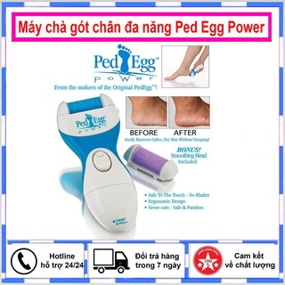 Máy chà gót chân tự động , tẩy tế bào chết ped egg power