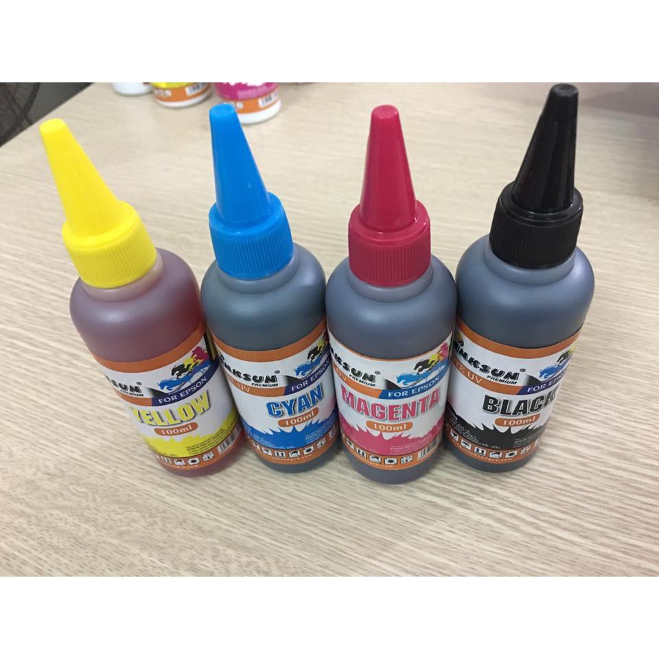 Mực Dye UV EPson 100ML vàng