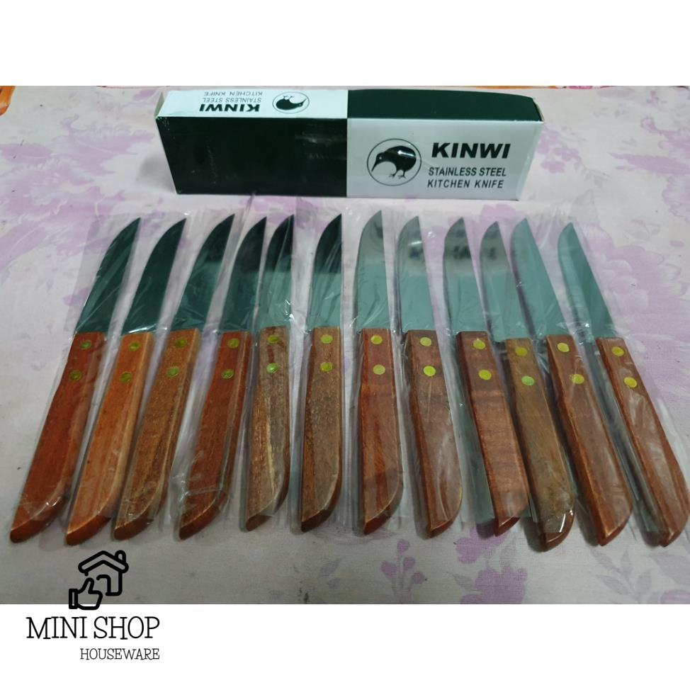 Dao Kinwi Stainless Steel Kitchen Knife Cán Gỗ MD03-04
