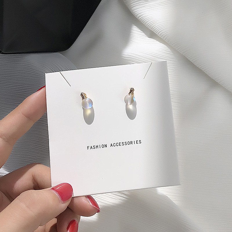 Bông Tai Hình Bóng Đèn Sáng Tạo Phong Cách Hàn Quốc A603