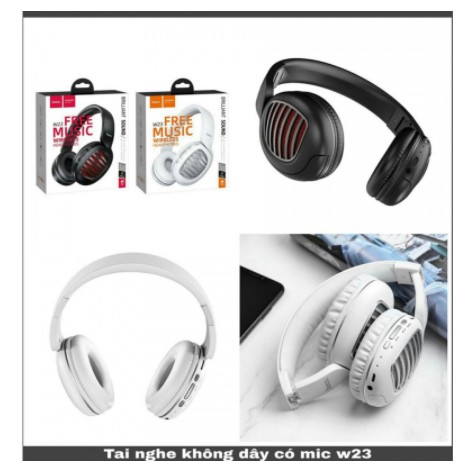 Tai Nghe Bluetooth Chụp Tai Hoco W23 New ✔Có Khe Cắm Thẻ Nhớ - Bảo Hành Chính Hãng | BigBuy360 - bigbuy360.vn