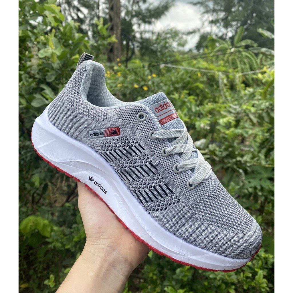 Giày thể thao Nam màu ghi năng động, trẻ trung