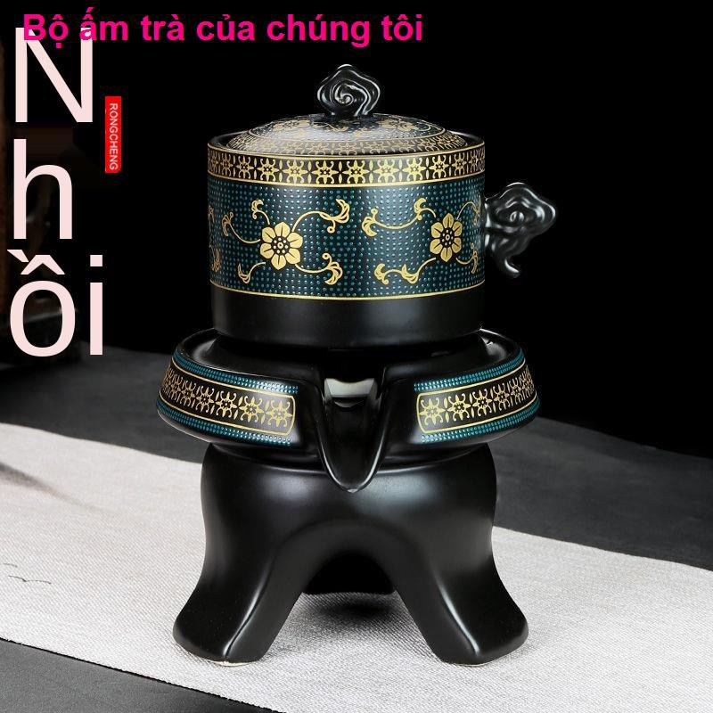 nhà cửa đời sốngẤm trà gốm một nắp bát tách lười biếng bộ tự động rò rỉ rửa chén công lý đạo sáu quý ông thiết l