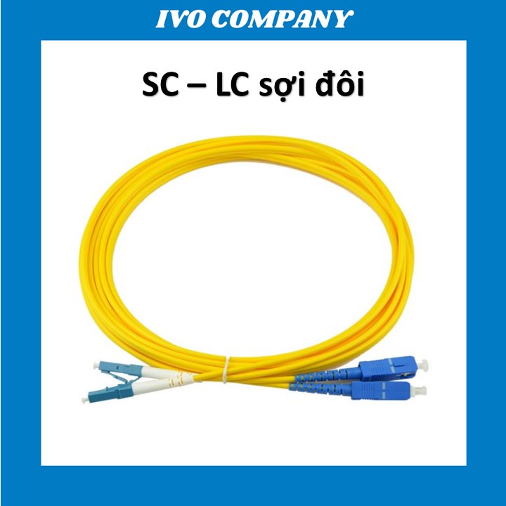 Dây Nhảy Quang Sợi Đôi SC-LC Jumper LC-SC UPC/UPC 10m-15m-20m