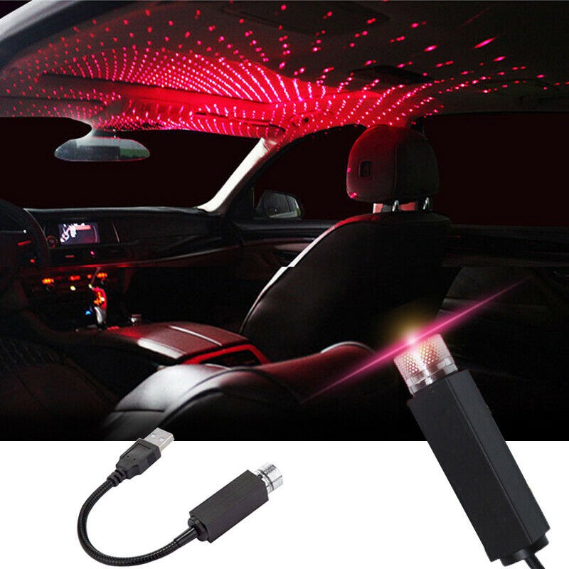 Đèn LED Chiếu Sáng Trần Xe Hơi Hình Dải Ngân Hà Độc Đáo Trang Trí Nội Thất